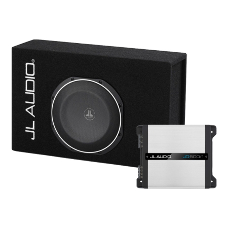 JL Audio CP110LG-TW1-2 med RD500/1, baspaket i gruppen Paketlösningar / Paket för bilen / Baspaket hos BRL (SETCP110LGTW12PKT1)
