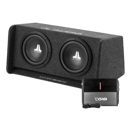 JL Audio CP210-W0v3 baspaket med DS18 ION1200.1D i gruppen Paketlösningar / Paket för bilen / Baspaket hos BRL (SETCP210W0V3PKT2)