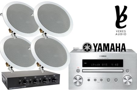 System One takhögtalare, högtalarväxel & Yamaha förstärkare i gruppen Paketlösningar / Paket för hemmet / Multiroompaket hos BRL (SETCRX550PKT1)