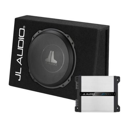 JL Audio CS112TG-TW3 med JD500/1, slimmat baspaket i gruppen Paketlösningar / Paket för bilen / Baspaket hos BRL (SETCS112TGTW3PKT1)