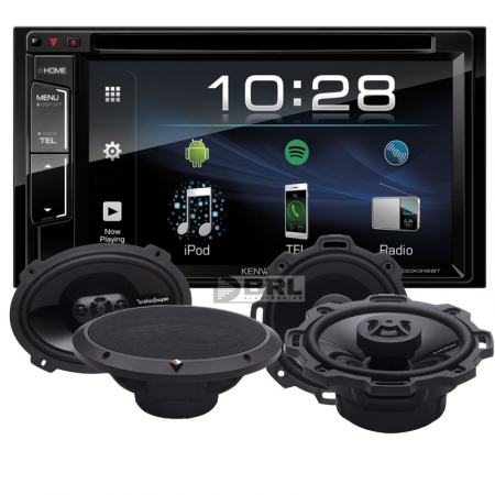Kenwood DDX318BT & Rockford Fosgate Punch-högtalare i gruppen Paketlösningar / Paket för bilen / Bilstereopaket hos BRL (SETDDX318BTPKT4)