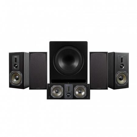 Dynavoice Definition DM-6 med CSB-V12 5.1 högtalarpaket, svart i gruppen Paketlösningar / Paket för hemmet / Högtalarpaket hem hos BRL (SETDM6PKT12)