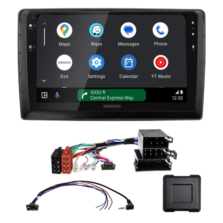 Kenwood DMX80AXS bilstereopaket till Citroën Nemo, Peugeot Bipper, Fiat Fiorino/Qubo i gruppen Billjud / Vad passar i min bil / Fiat / Qubo / Qubo 2008-2016 hos BRL (SETDMX80CT8PKT1)