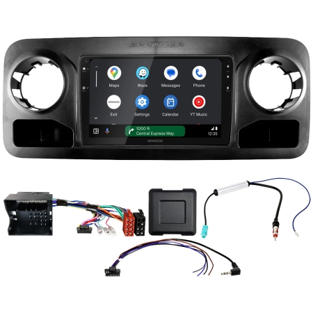 Kenwood DMX80AXS bilstereopaket till Mercedes Sprinter W907/W910 2018- i gruppen Billjud / Vad passar i min bil / Mercedes / Sprinter / Sprinter 2019- hos BRL (SETDMX80MC11PKT1)
