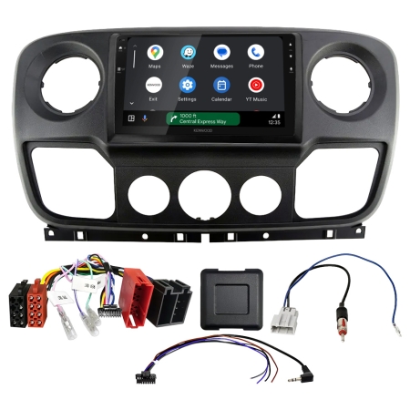 Kenwood DMX80AXS bilstereopaket till Nissan NV400, Opel Movano och Renault Master i gruppen Billjud / Vad passar i min bil / Renault / Master / Master 2011-2024 hos BRL (SETDMX80NS6PKT1)