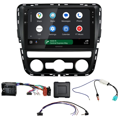 Kenwood DMX80AXS bilstereopaket till Volkswagen Passat B7 2011-2015, automatisk AC i gruppen Billjud / Vad passar i min bil / Volkswagen / Passat / Passat B7 2010-2015 / Byta stereo Passat B7 2010-2015 hos BRL (SETDMX80VW5PKT1)
