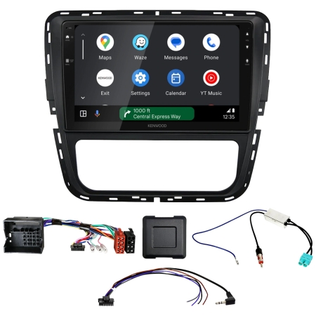 Kenwood DMX80AXS bilstereopaket till Volkswagen Passat B7 2011-2015, manuell AC i gruppen Billjud / Vad passar i min bil / Volkswagen / Passat / Passat B7 2010-2015 / Byta stereo Passat B7 2010-2015 hos BRL (SETDMX80VW6PKT1)