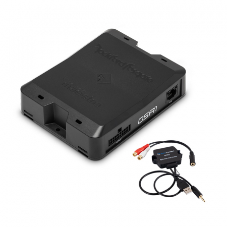Rockford Fosgate DSR1 & AUX- till Bluetooth-adapter, processorpaket i gruppen Billjud / Slutsteg / Ljudprocessorer hos BRL Electronics (SETDSR1PKT1)