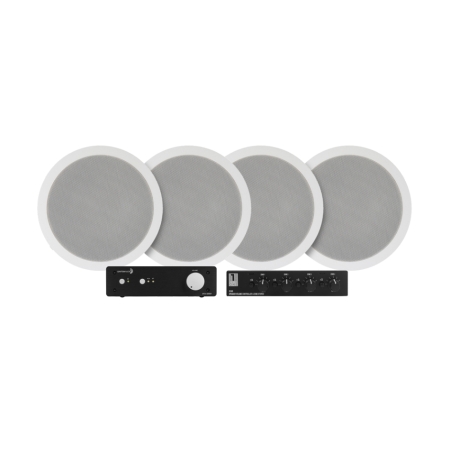 Dayton Audio DTA-100ST multiroompaket med växel och 2 par System One IC620 i gruppen Paketlösningar / Paket för hemmet / Multiroompaket hos BRL (SETDTA100STPKT1)