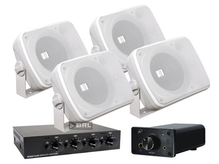  Dayton Audio DTA-120 + System One högtalarväxel + Veres Audio 255WIT i gruppen Paketlösningar / Paket för hemmet / Multiroompaket hos BRL (SETDTA120PKT4)