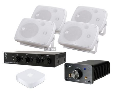 Veres Audio 244WIT, högtalarväxel & Dayton Audio förstärkare + Advance Acoustics WTX alt. Airport express i gruppen Paketlösningar / Paket för hemmet / Multiroompaket hos BRL (SETDTA120PKT8)