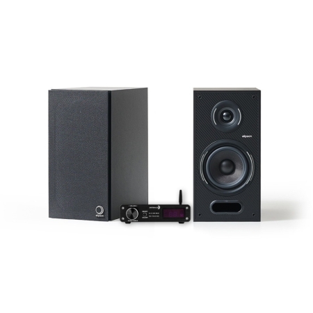 Dayton Audio DTA-PRO med Elipson Horus 6B i svart, 2.0 stereopaket i gruppen Paketlösningar / Paket för hemmet / Stereopaket hos BRL (SETDTAPROPKT2)