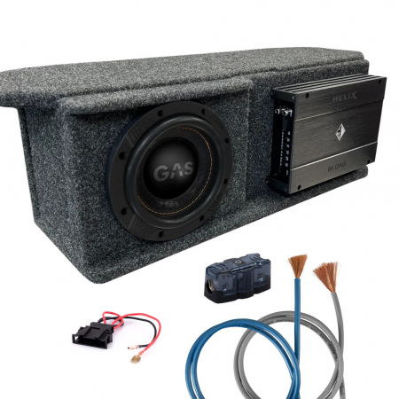 Modellanpassat baspaket med subwoofer och förstärkare för Skoda Enyaq.