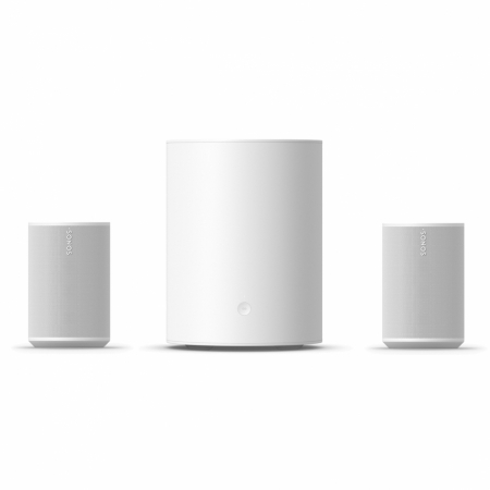 Sonos Era 100 & Sub Mini 2.1 högtalarpaket, vit i gruppen Paketlösningar / Paket för hemmet / Stereopaket hos BRL Electronics (SETERA100PKT2)