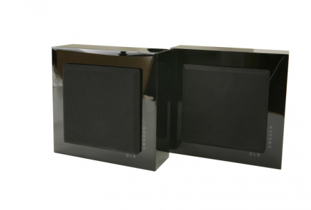 2-pack DLS Flatbox Slim Mini Svart pianolack
