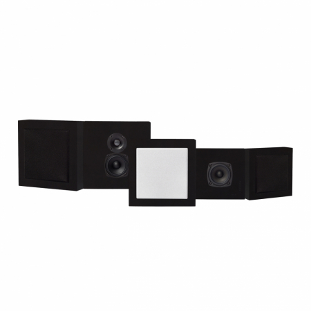DLS Flatbox Mini On-Wall 5.0 högtalarpaket, svart i gruppen Paketlösningar / Paket för hemmet / Högtalarpaket hos BRL Electronics (SETFBMINIPKT8)