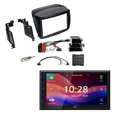 JVC KW-M695DBW bilstereopaket till Fiat Doblo/Opel Combo D i gruppen Billjud / Vad passar i min bil / Fiat / Doblo / Doblo 2010-2022 hos BRL (SETFIATPKT1)
