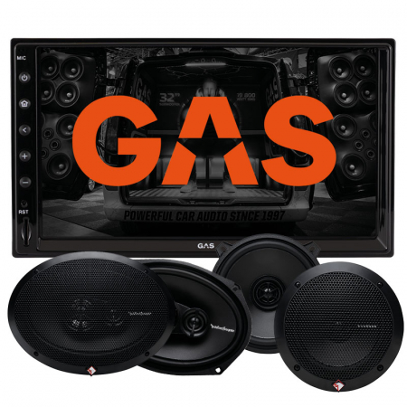 GAS GMV651BT & Rockford Fosgate Prime-högtalare i gruppen Paketlösningar / Paket för bilen / Bilstereopaket hos BRL Electronics (SETGMV651BTRFPRIME)
