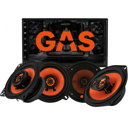 GAS GMV651BT & GAS MAD X1-högtalare, bilstereopaket i gruppen Paketlösningar / Paket för bilen / Bilstereopaket hos BRL Electronics (SETGMV651MADX1)
