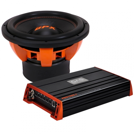 GAS GPX12D1 & GAS PRO 1000.1 i gruppen Paketlösningar / Paket för bilen / Baspaket hos BRL (SETGPX12D1PKT8)