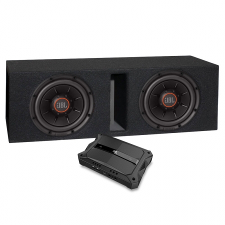 JBL S2-1024 2x10tum i GAS GV-låda med JBL GTR-601 i gruppen Paketlösningar / Paket för bilen / Baspaket hos BRL (SETGV110S21024X2GTR)