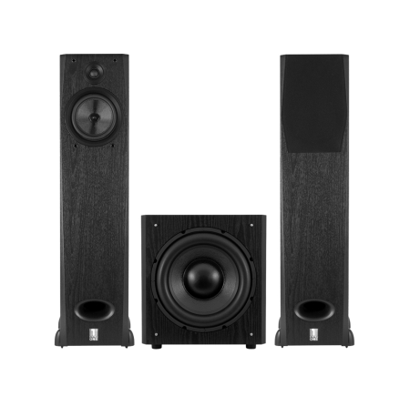 System One H16B med W120, 2.1 högtalarpaket i gruppen Paketlösningar / Paket för hemmet / Högtalarpaket hem hos BRL (SETH16BPKT10)