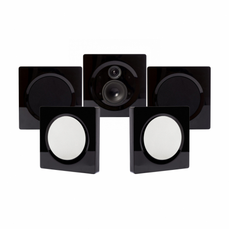 DLS Flatbox D-One On-Wall 5.0 högtalarpaket, svart i gruppen Paketlösningar / Paket för hemmet / Högtalarpaket hos BRL Electronics (SETHDONEBPKT3)