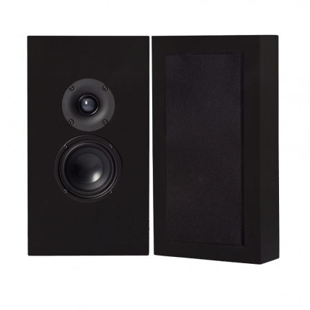 2-pack DLS Flatbox Midi on-wall högtalare, mattsvart i gruppen Hemmaljud / Högtalare / Vägghängda högtalare hos BRL Electronics (SETHFB38219SBX2)