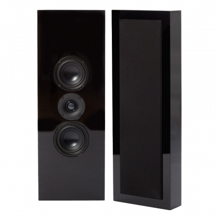 2-pack DLS Flatbox XL on-wall högtalare, pianosvart i gruppen Hemmaljud / Högtalare / Vägghängda högtalare hos BRL (SETHFB63229BX2)