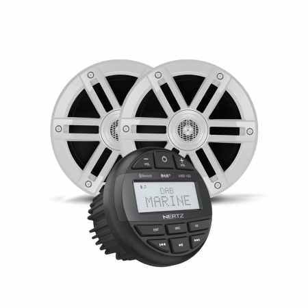 Hertz HMR 10 D & Rockford Fosgate M0 6.5 tums högtalare, marinpaket i gruppen Billjud / Marint ljud / Marinpaket hos BRL (SETHMR10DPKT4)