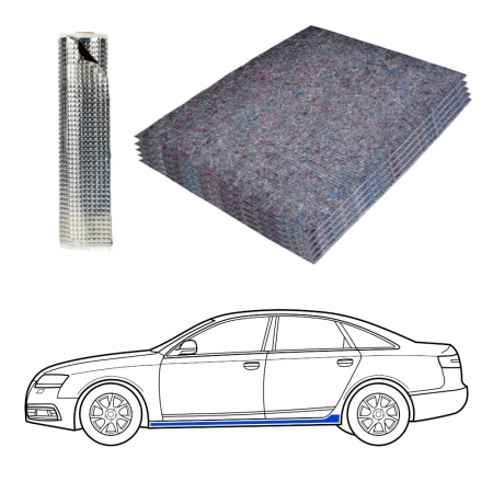 Ljudisolering till Sedan, golv i gruppen Billjud / Vad passar i min bil / SAAB / 9-5 / 9-5 NG 2010-2012 / Övrigt 9-5 NG 2010-2012 hos BRL (SETISOLSEDANPKT5)