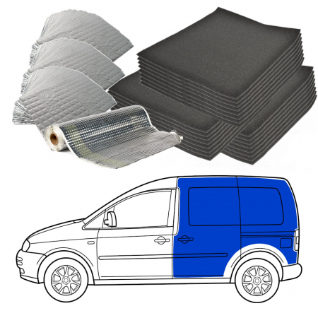 Ljudisolering till Skåpbil, lastutrymme bak i gruppen Billyd / Hva passer i min bil  / Volkswagen / Transporter / Transporter T6.1 2020-2024 / Övrigt Transporter T6.1 2020-2024 hos BRL Electronics (SETISOLVANPKT6)