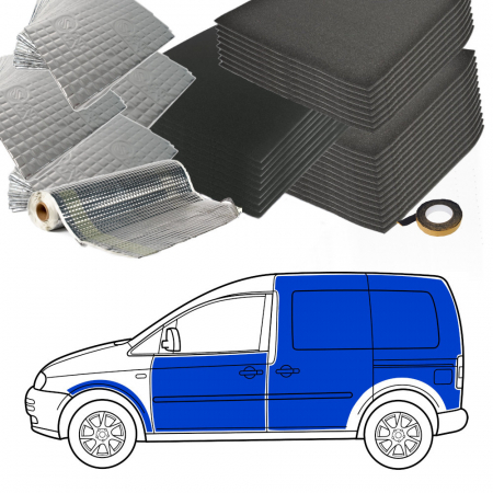 Ljudisolering till Skåpbil, Level 2 i gruppen Billyd / Hva passer i min bil  / Volkswagen / Transporter / Transporter T6.1 2020-2024 / Övrigt Transporter T6.1 2020-2024 hos BRL Electronics (SETISOLVANPKT8)