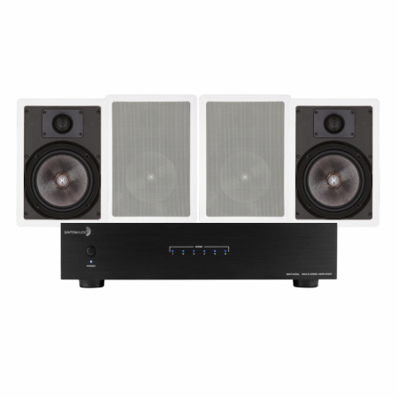 Dayton Audio MA1240a & 2 par Magnat IW810 inbyggnadshögtalare i gruppen Paketlösningar / Paket för hemmet / Multiroompaket hos BRL Electronics (SETIW810PKT1)