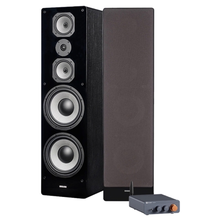 Dynavoice Challenger M-105 med Fosi Audio BT20A (48V), 2.0 stereopaket i gruppen Paketlösningar / Paket för hemmet / Stereopaket hos BRL (SETM105PKT35)