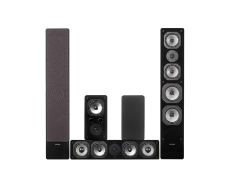 Dynavoice Challenger M-65 EX med center och surround, 5.0 högtalarpaket i gruppen Paketlösningar / Paket för hemmet / Högtalarpaket hem hos BRL (SETM65EXPKT9)