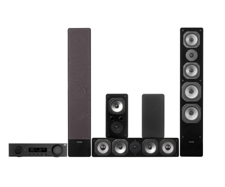 JBL MA510 med Dynavoice Challenger-högtalare, 5.0 hemmabiopaket i gruppen Paketlösningar / Paket för hemmet / Hemmabio & Hemmabiopaket hos BRL (SETMA510PKT1)