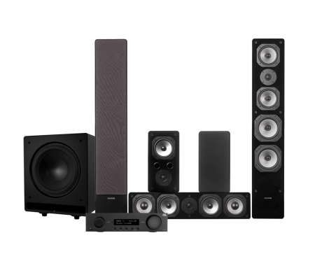 JBL MA510 med Dynavoice Challenger-högtalare och CSB-V12, 5.1 hemmabiopaket i gruppen Paketlösningar / Paket för hemmet / Hemmabio & Hemmabiopaket hos BRL (SETMA510PKT2)