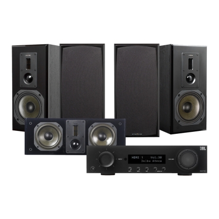 Dynavoice Definition DM-6II 5.0 hemmabiopaket med JBL MA710 i gruppen Paketlösningar / Paket för hemmet / Hemmabio & Hemmabiopaket hos BRL (SETMA710PKT5)