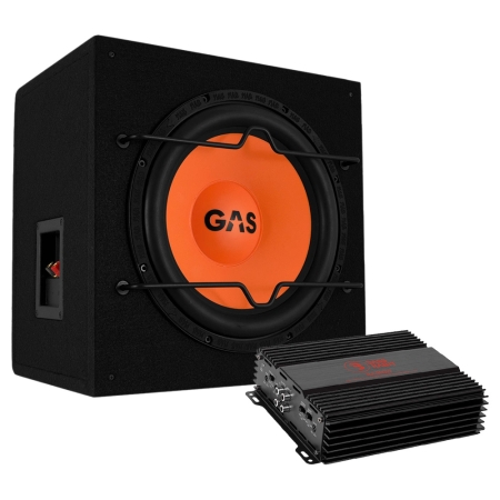 GAS MAD B1-112 med Bass Habit RA500W, baspaket i gruppen Paketlösningar / Paket för bilen / Baspaket hos BRL (SETMADB1112PKT5)