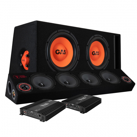 GAS MAD B2-210 baspaket & Play SPL64 raggarplanka med slutsteg