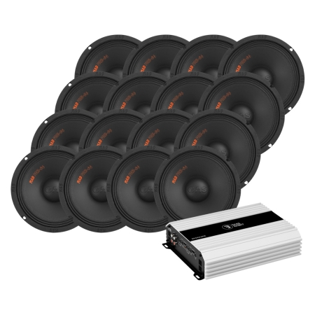 16-pack GAS MAD PM2-84 med Bass Habit SP5504FR, SPL-paket i gruppen Paketlösningar / Paket för bilen / SPL Högtalarpaket hos BRL (SETMADPM284PKT7)