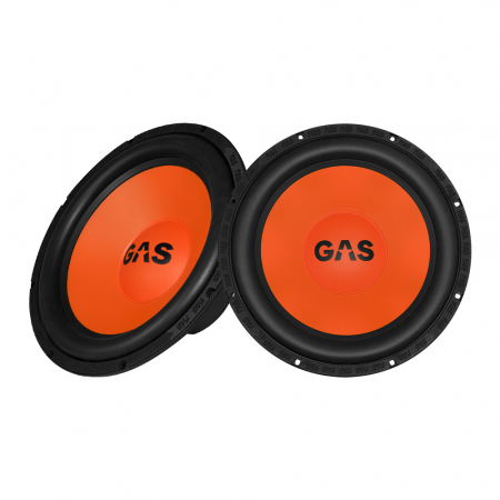 Två orange baselement med svart ram och GAS-logotyp.