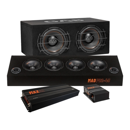 GAS MAX B1-212 raggarpaket med MAD PB2-48 och slutsteg i gruppen Nyheter hos BRL (SETMAXB1212PKT4)