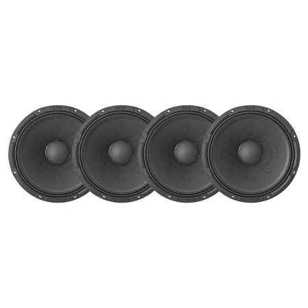 4-pack GAS MAX PM2-84, 8 tums midbas/mellanregister i gruppen Paketlösningar / Paket för bilen / SPL Högtalarpaket hos BRL (SETMAXPM284X4)