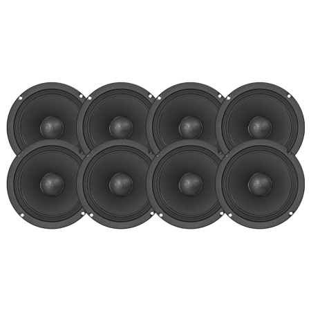 8-pack GAS MAX PMW1-64N, 6.5 tums neo-midbasar i gruppen Paketlösningar / Paket för bilen / SPL Högtalarpaket hos BRL (SETMAXPMW164NX8)