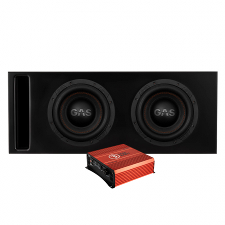 GAS MAX S1-10D1 2x10 tum i Competition-baslåda & SPL ELITE 3100.1DF, baspaket i gruppen Paketlösningar / Paket för bilen / Baspaket hos BRL (SETMAXS110D1PKT3)