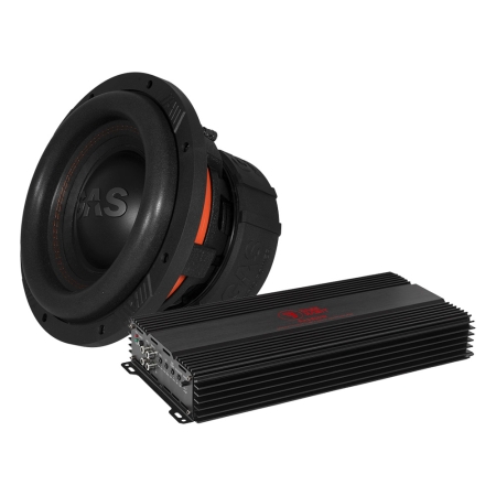 GAS MAX S1-10D2 med Bass Habit RA3600W, 1x10 baspaket i gruppen Paketlösningar / Paket för bilen / Baspaket hos BRL (SETMAXS110D2PKT4)