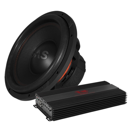 GAS MAX S1-15D2 med Bass Habit RA3600W, 1x15 baspaket i gruppen Paketlösningar / Paket för bilen / Baspaket hos BRL (SETMAXS115D2PKT3)