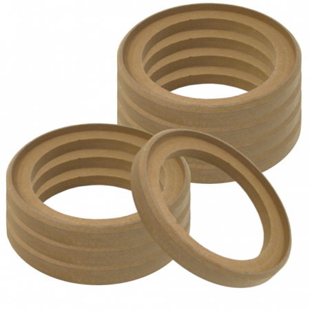 8-pack försänkta MDF-ringar, 10 tum i gruppen Billjud / Tillbehör / Byggmaterial / MDF-ringar hos BRL Electronics (SETMDFRING10X8)